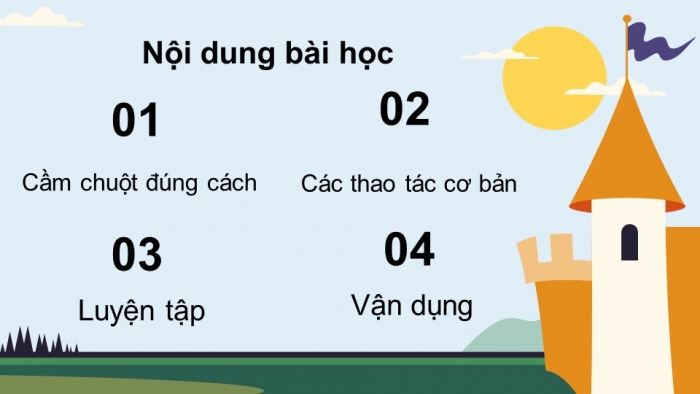 Giáo án điện tử bài 3: Em tập sử dụng chuột