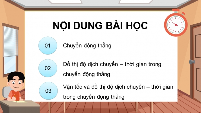 Giáo án điện tử vật lí 10 kết nối bài 7: Đồ thị độ dịch chuyển - thời gian