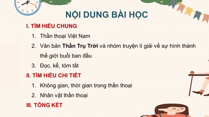 Giáo án điện tử ngữ văn 10 chân trời tiết: Văn bản 1 - Thần trụ trời