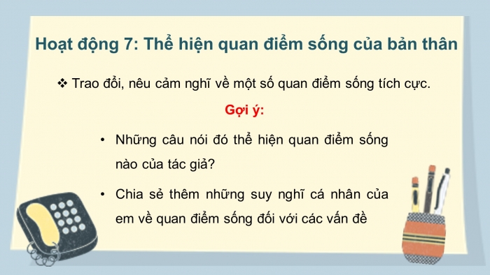 Giáo án powerpoint hoạt động trải nghiệm hướng nghiệp 10 kì 1 cánh diều