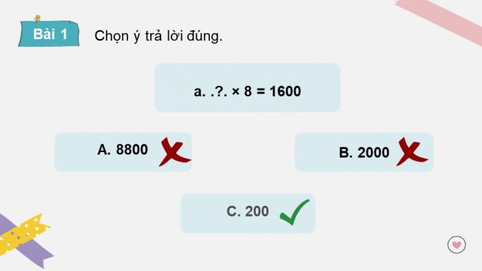 Giáo án điện tử toán 3 chân trời bài: Em làm được gì trang 32