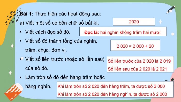 Giáo án điện tử toán 3 cánh diều bài: Em vui học toán trang 49