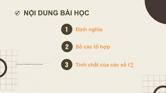 Giáo án điện tử toán 10 cánh diều bài 3: Tổ hợp