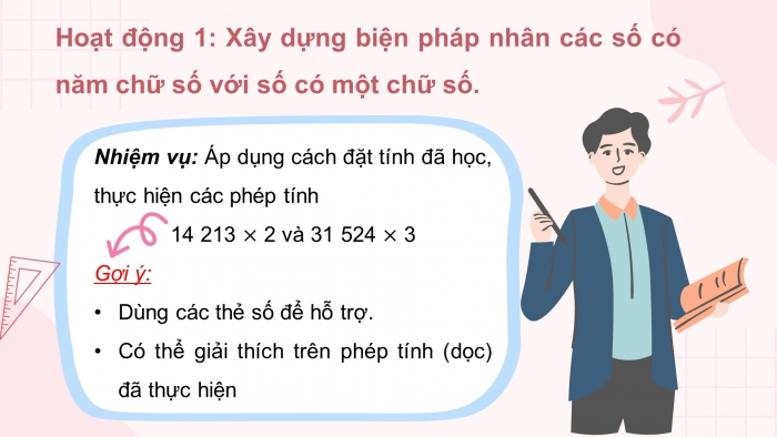 Giáo án điện tử toán 3 chân trời bài: Nhân số có năm chữ số với số có một chữ số