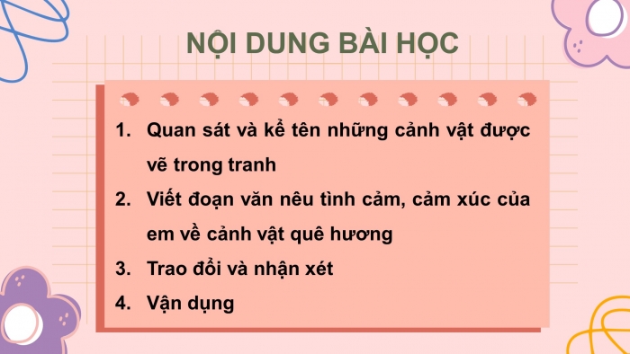 Giáo án điện tử tiếng việt 3 kết nối tri thức bài 18: Núi quê tôi- Tiết 4: Luyện viết đoạn