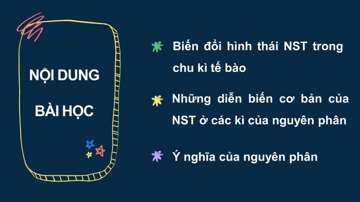 Giáo án điện tử sinh học 9 bài 9: Nguyên phân