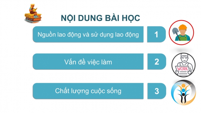 Giáo án điện tử địa lí 9 bài 4: Lao động và việc làm