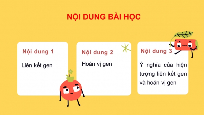 Giáo án điện tử Sinh học 12 bài 11: Liên kết gen và hoán vị gen