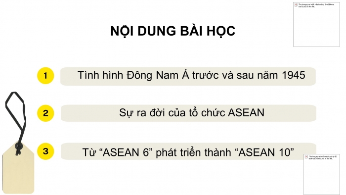 Giáo án điện tử lịch sử 9 bài 5: Các nước Đông Nam Á