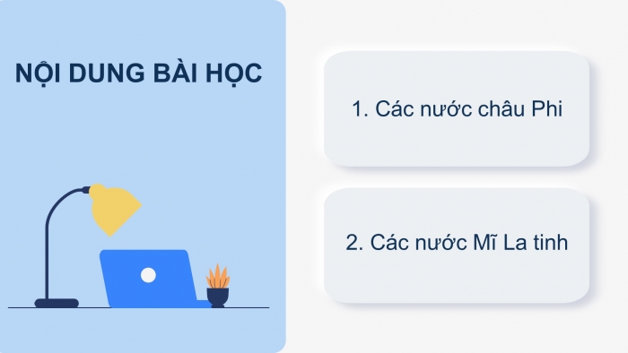 Giáo án điện tử Lịch sử 12 bài 5: Các nước châu Phi và Mĩ Latinh