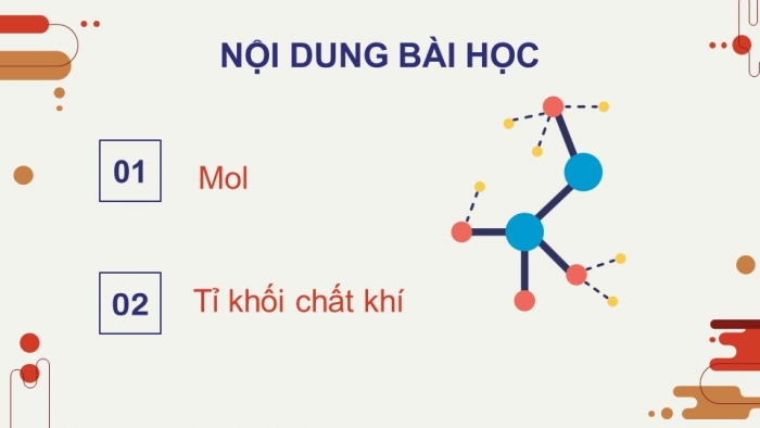 Giáo án điện tử KHTN 8 kết nối Bài 3: Mol và tỉ khối chất khí