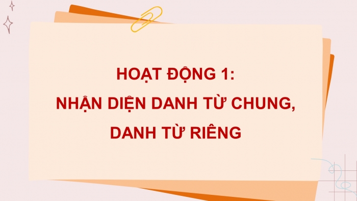 Giáo án điện tử Tiếng Việt 4 chân trời CĐ 1 Bài 3 Luyện từ và câu: Danh từ chung, danh từ riêng