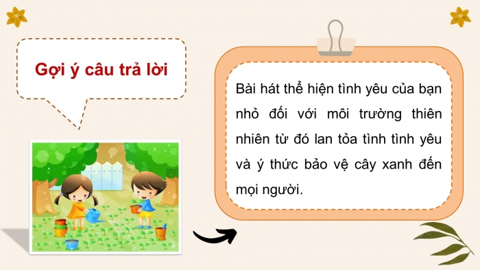 Giáo án điện tử HĐTN 4 cánh diều Tuần 1: Giữ gìn trường em xanh, sạch, đẹp - Hoạt động 1, 2