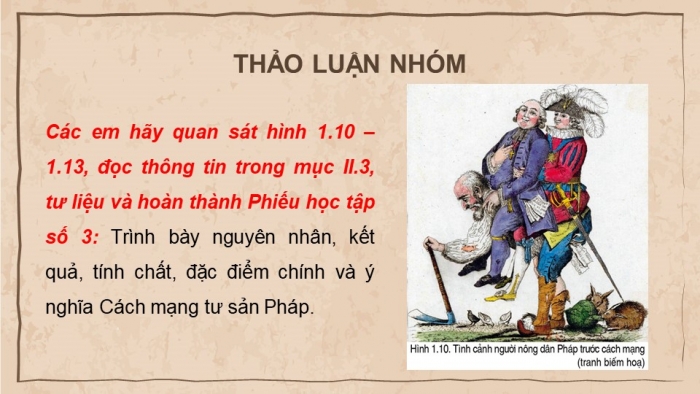 Giáo án điện tử Lịch sử 8 cánh diều Bài 1: Cách mạng tư sản ở châu Âu và Bắc Mỹ (Phần 2)