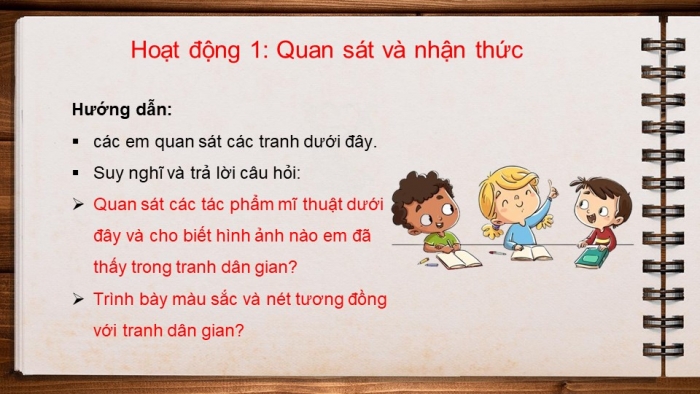 Giáo án điện tử bài 2: Sáng tạo cùng tranh dân gian