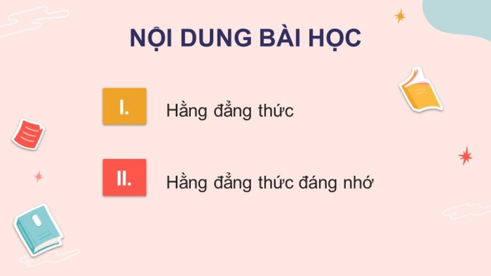 Giáo án điện tử Toán 8 cánh diều Chương 1 Bài 3: Hằng đẳng thức đáng nhớ