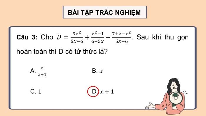 Giáo án điện tử Toán 8 cánh diều: Bài tập cuối chương 2