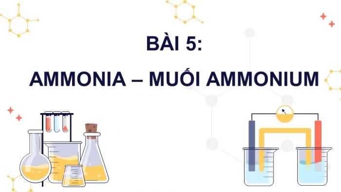 Giáo án điện tử Hoá học 11 kết nối Bài 5: Ammonia, Muối ammonium