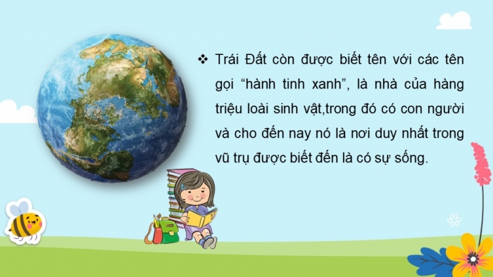 Giáo án điện tử bài 27: Quả địa cầu- Mô hình thu nhỏ của trái đất