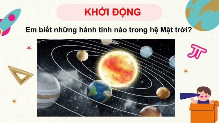 Giáo án điện tử bài 28: Trái đất trong hệ mặt trời