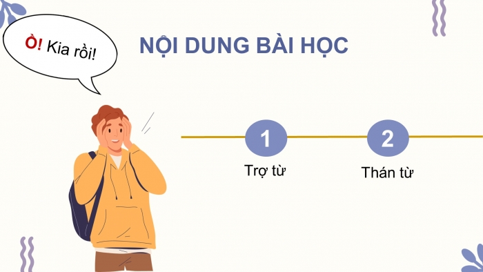 Giáo án điện tử Ngữ văn 8 cánh diều Bài 1 TH tiếng Việt: Trợ từ và thán từ