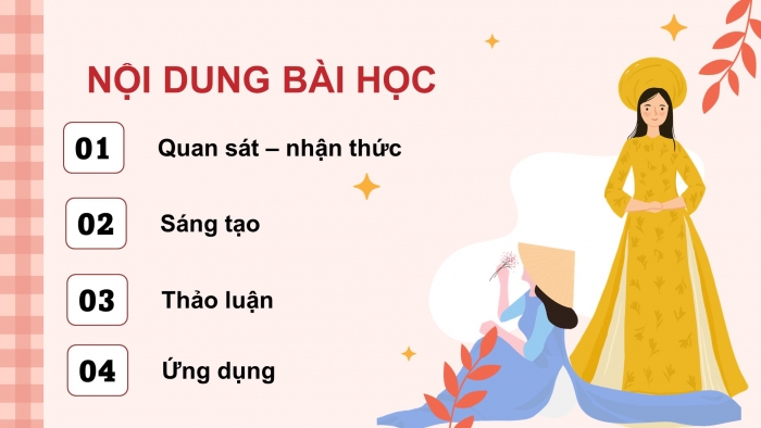 Giáo án điện tử Mĩ thuật 8 cánh diều Bài 2: Thời trang áo dài Việt Nam