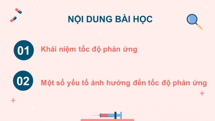 Giáo án điện tử KHTN 8 kết nối Bài 7: Tốc độ phản ứng và chất xúc tác