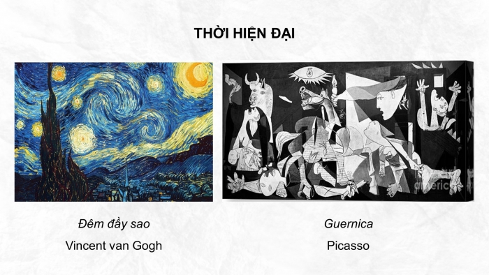 Giáo án điện tử Mĩ thuật 8 cánh diều Bài 6: Tìm hiểu nghệ thuật hiện đại thế giới