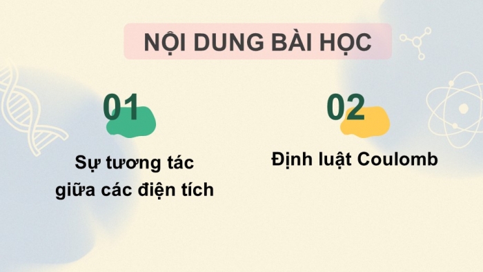 Giáo án điện tử Vật lí 11 chân trời Bài 11: Định luật Coulomb về tương tác tĩnh điện