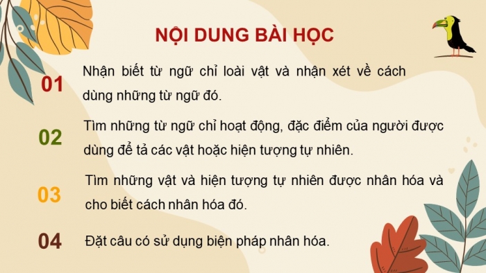 Giáo án điện tử Tiếng Việt 4 kết nối Bài 17 Tiết : Luyện Từ Và Câu 