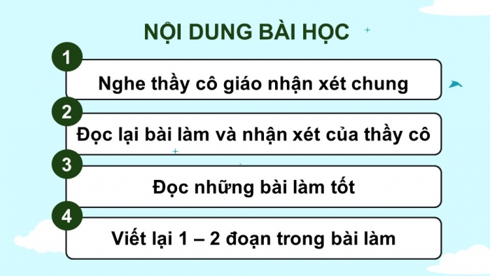 Giáo án điện tử Tiếng Việt 4 kết nối Bài 30 Viết Trả bài văn miêu tả con vật