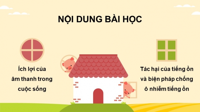 Giáo án điện tử Khoa học 4 cánh diều Bài 10: Âm thanh trong cuộc sống