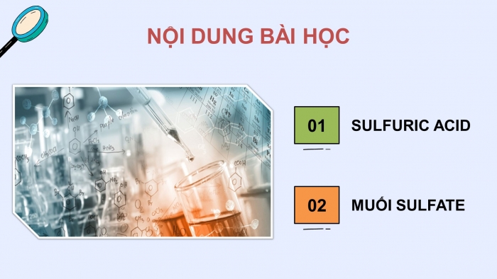 Giáo án điện tử Hoá học 11 chân trời Bài 7: Sulfuric acid và muối sulfate