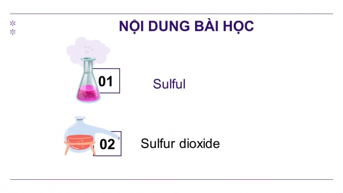 Giáo án điện tử Hoá học 11 cánh diều Bài 6: Sulfur và sulfur dioxide