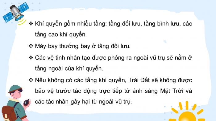 Giáo án điện tử bài 8: khí quyển, sự phân bố nhiệt độ không khí trên trái đất