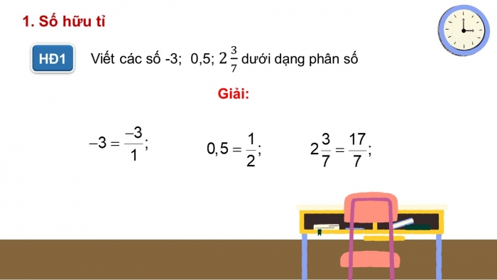 Giáo án điện tử toán 7 cánh diều bài 1: Tập hợp các số hữu tỉ