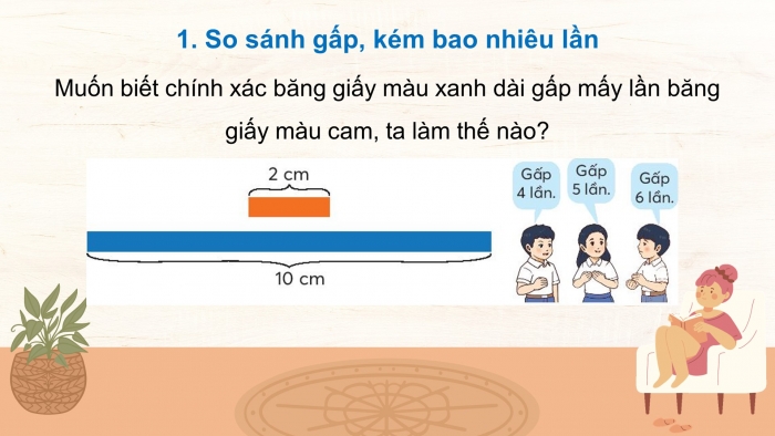 Giáo án điện tử toán 3 chân trời bài: So sánh số lớn gấp mấy lần số bé