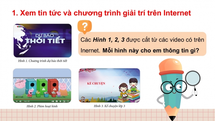 Giáo án điện tử tin học 3 cánh diều bài 1: Thông tin trên internet