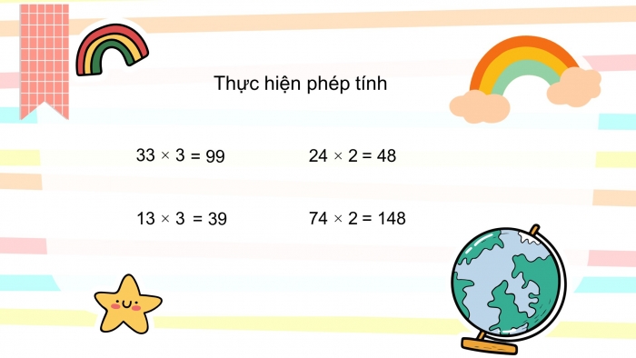 Giáo án điện tử toán 3 cánh diều bài: Nhân với số có một chữ số (không nhớ)