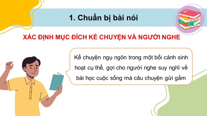 Giáo án điện tử ngữ văn 7 kết nối tiết: nói và nghe - Kể lại một truyện ngụ ngôn