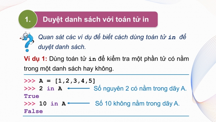 Giáo án điện tử tin học 10 kết nối bài 23: Một số lệnh làm việc với dữ liệu danh sách (3 tiết)