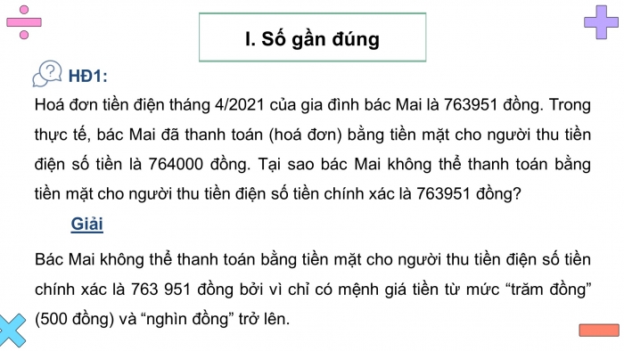 Giáo án điện tử toán 10 cánh diều bài 1: Số gần đúng. sai số