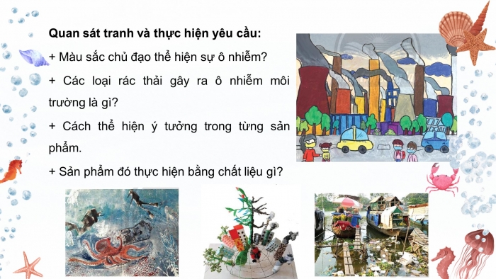 Giáo án điện tử mĩ thuật 3 chân trời bản 2 bài 15: Ô nhiễm môi trường