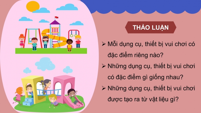 Giáo án điện tử mĩ thuật 3 chân trời bản 1 bài 2: Khu vui chơi của chúng em