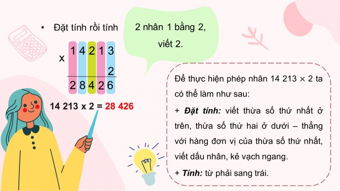 Giáo án điện tử toán 3 chân trời bài: Nhân số có năm chữ số với số có một chữ số