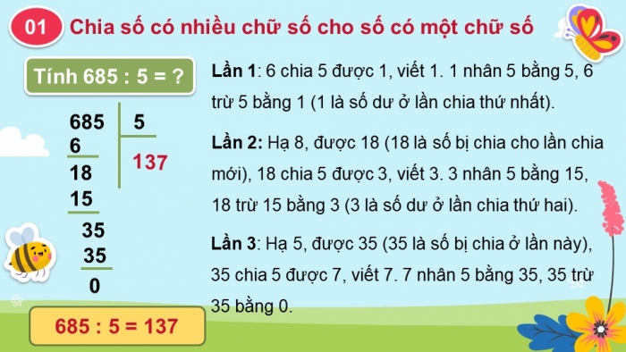 Giáo án điện tử toán 3 cánh diều bài 2: Chia cho số có một chữ số trong phạm vi 100 000 (tiếp theo) (2 tiết)