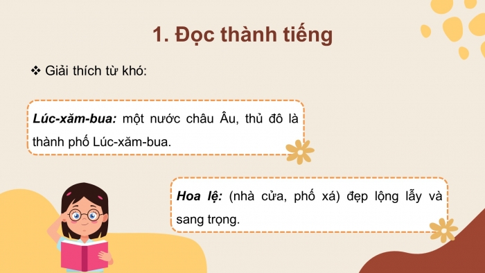 Giáo án điện tử tiếng việt 3 cánh diều tiết: Bài đọc 2. Gặp gỡ ở lúc-xăm-bua