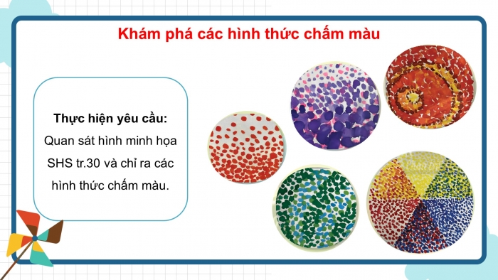 Giáo án điện tử mĩ thuật 4 chân trời bản 1 CĐ 3 Bài 2: Tranh chấm màu