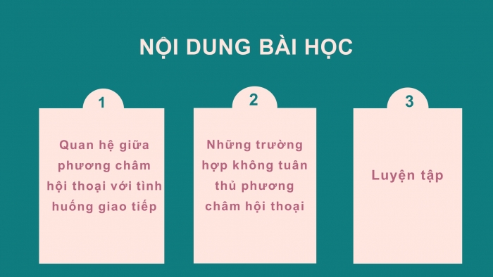 Giáo án điện tử ngữ văn 9 tiết 13: Các phương châm hội thoại