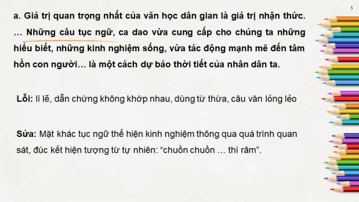 Giáo án điện tử Ngữ văn 12 bài: Thực hành chữa lỗi lập luận trong văn nghị luận